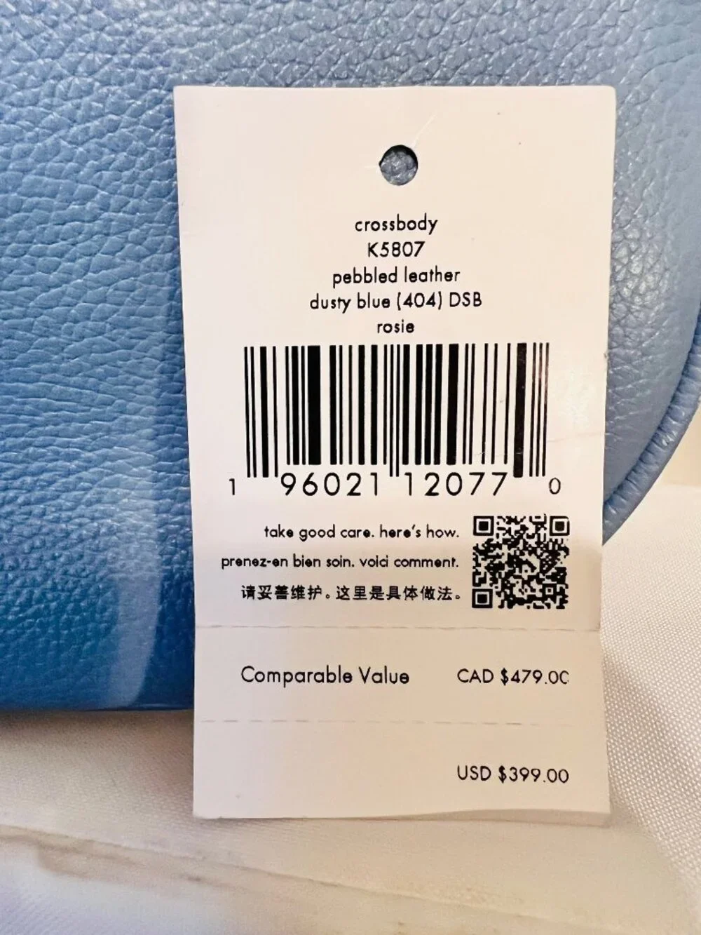 kate spade color blue